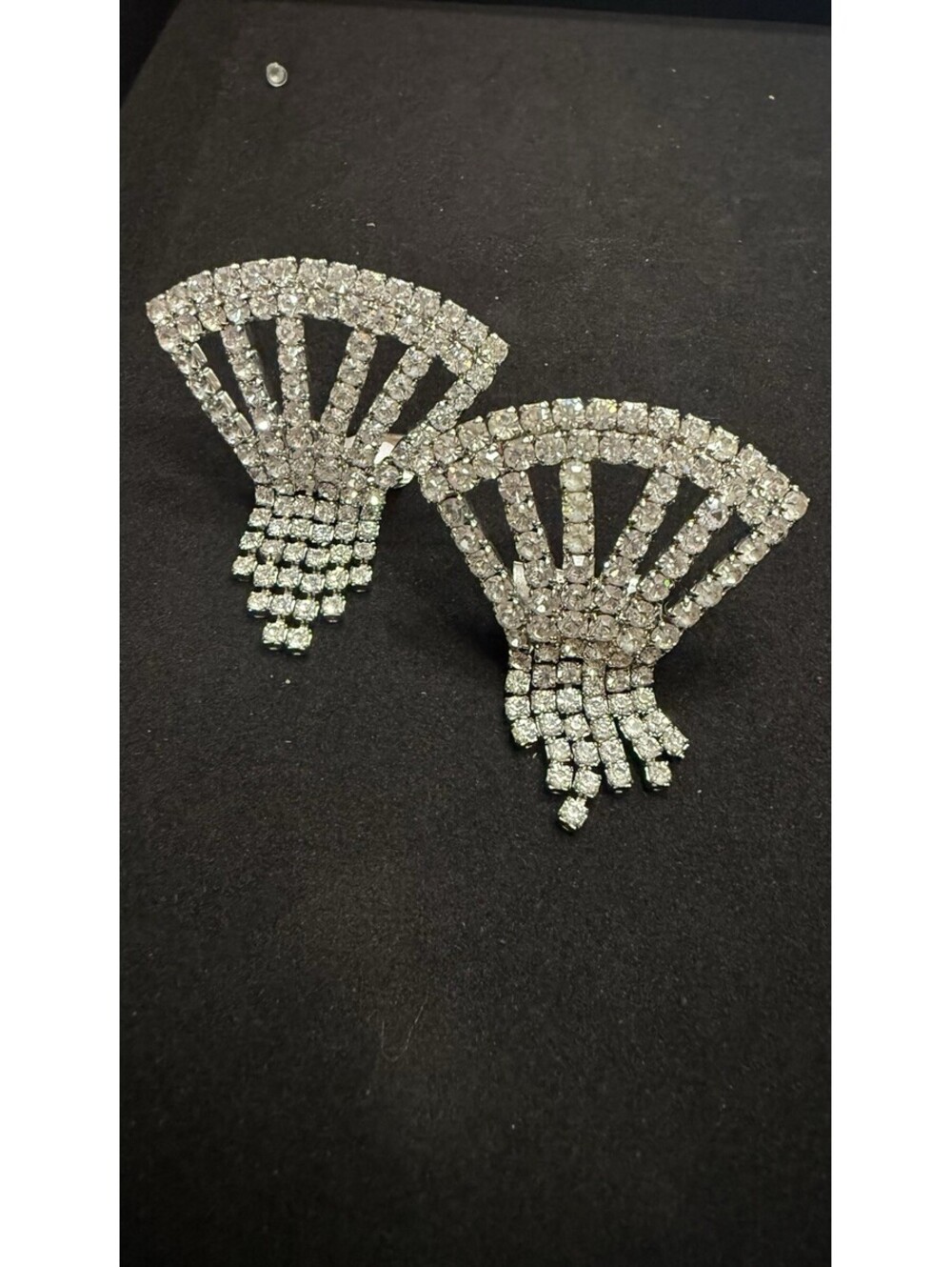 vintage rhinestone shoe clips